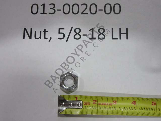 013-0020-00 - Nut, 5/8-18 LH