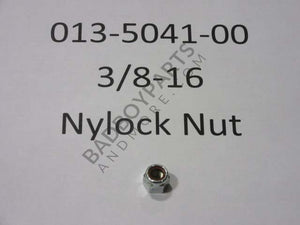 013-5041-00 - 3/8-16 Nylon Insert Locknut Zinc Orange Nylon