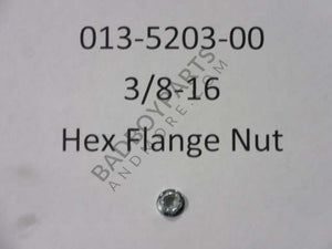 013-5203-00 - 3/8-16 Hex Flange Nut without Serrations