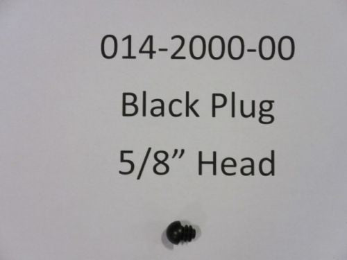 014-2000-00 - Black Plug - 5/8