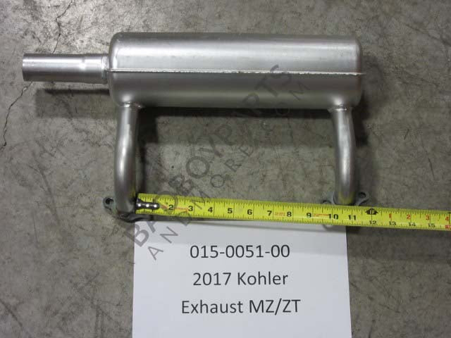 015-0051-00 - 2017-2021 Kohler Exhaust MZ/ZT/Maverick