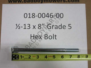 018-0046-00 - 1/2-13 x 8" Grade 5 Hex Bolt