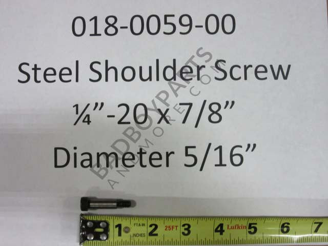 018-0059-00 - Steel Shoulder Screw 1/4