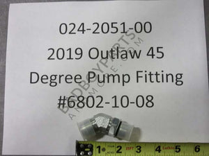 024-2051-00 - 2019-2021 Rogue 45 Degree Pump Fitting # 6802-10-08