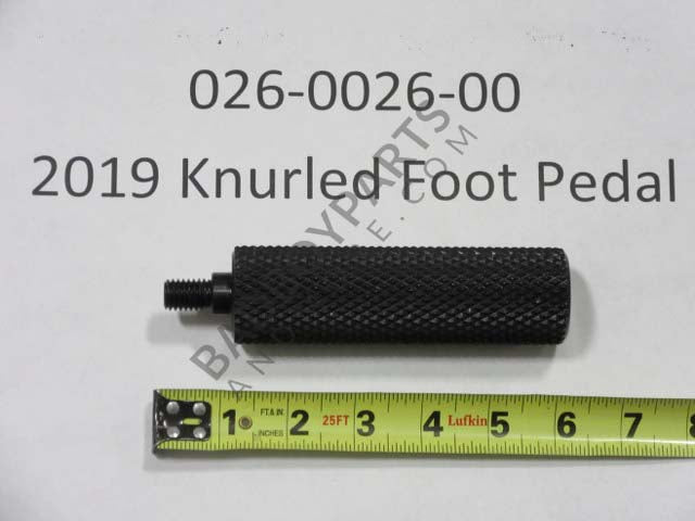 026-0026-00 - 2019-2021 Rebel, Renegade & Rogue Knurled Foot Pedal