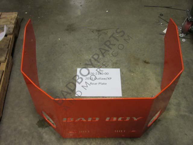 026-2180-00 - Outlaw/XP Rear Plate