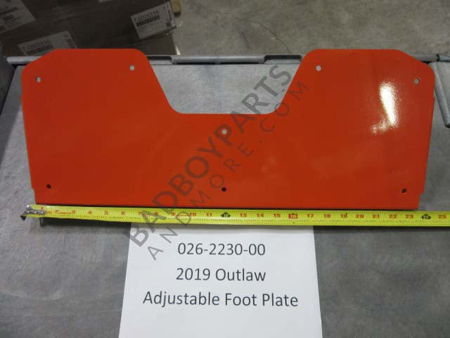 026-2230-00 - Adjustable Foot Plate 2019-2021 Rebel, Renegade & Rogue