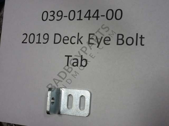 039-0144-00 - Deck Eye Bolt Tab 2019-2021 Rebel, Renegade & Rogue