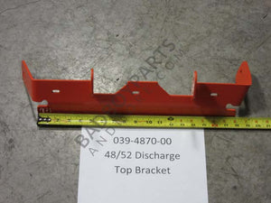 039-4870-00 - 48/52 Discharge Top Bracket Rubber Chute Assembly