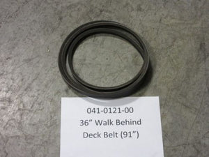 041-0121-00 - 36" Walk Behind Deck Belt 91" 5L/B - Bad Boy Parts & More