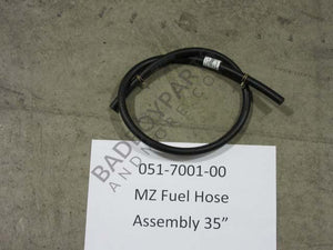 051-7001-00 - MZ Fuel Hose Assembly 35"