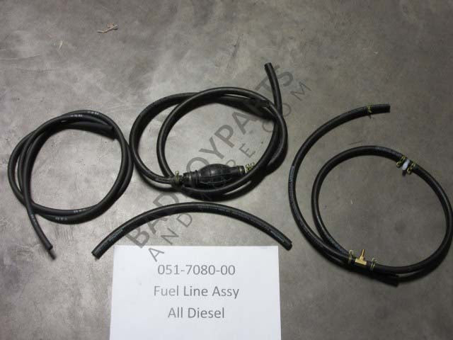 051-7080-00 - Fuel Line Assy-All Diesel