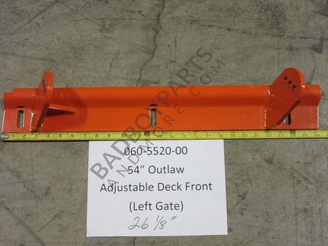 060-5520-00 - 54 Outlaw & Stand On Adjustable Deck Front (Left Gate)