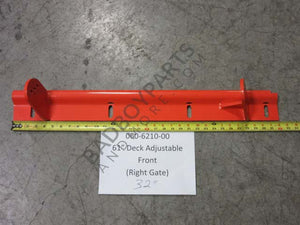060-6210-00 - 61 Adjustable Deck Front (Right Gate)