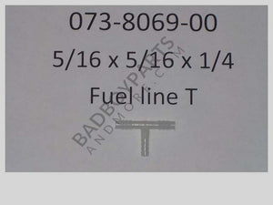 073-8069-00 - 5/16 x 5/16 x 1/4 Fuel Line T
