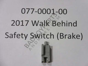 077-0001-00 - 2017 Walk Behind-Safety Switch Brake