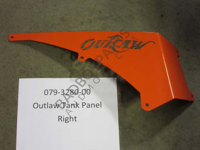 079-3280-00 - 2015-2018 Outlaw/XP Right Tank Panel (Metal)