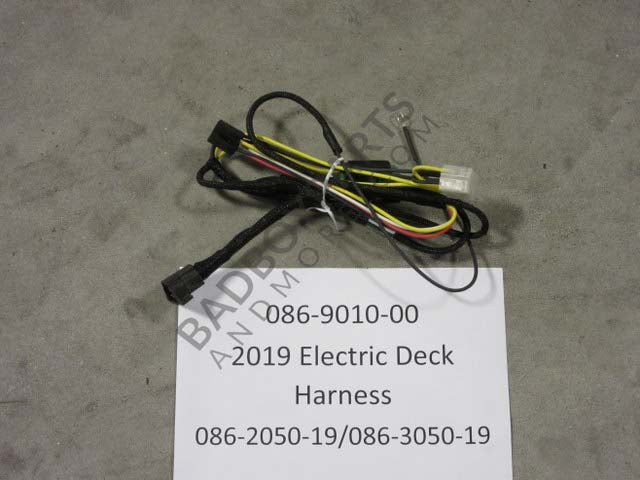 086-9010-00 - 2019 Electric Deck Harness for Wiring Harnesses 086-2050-19/086-3050-19