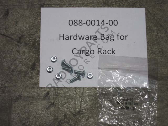 088-0014-00 - Hardware Bag for Cargo Rack BAD36