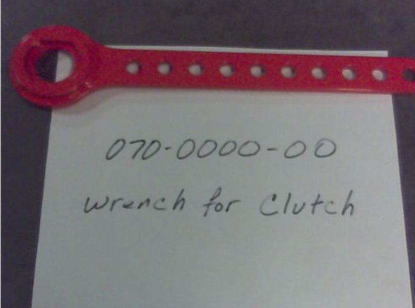 070-0000-00 - Wrench for Clutch