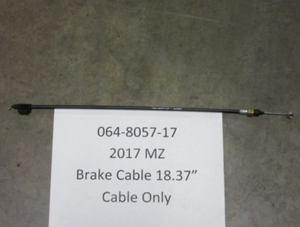 064-8057-17 - 2017-2021 MZ Brake Cable- 18.37" CABLE ONLY