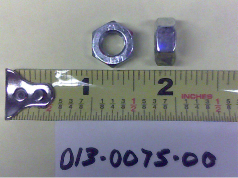 013-0075-00 - M8 - 1.25 Zinc Nut