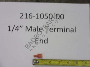 216-1050-00 - 1/4" Male Terminal End