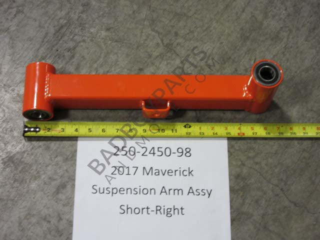 250-2450-98 - 2017 Maverick Suspension Arm Assembly-Short-Right