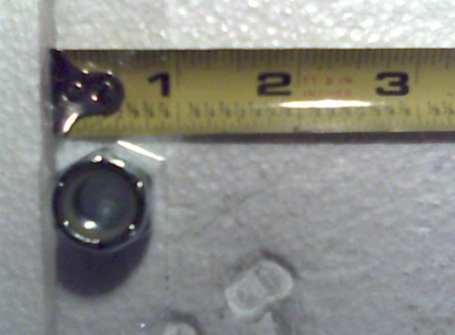 013-6037-00 - 1/2-13 Nylon Insert Locknut Zinc Orange Nylon