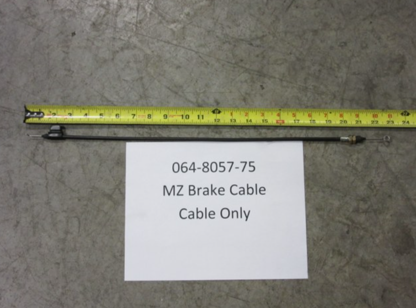 064-8057-75 - MZ Brake Cable-CABLE ONLY, 2015-2016