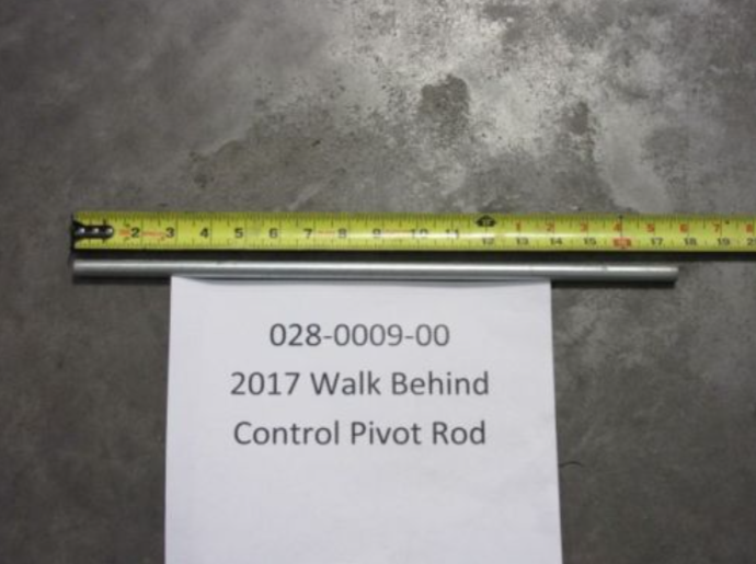 028-0009-00 - 2017-2018 Walk Behind Control Pivot Rod