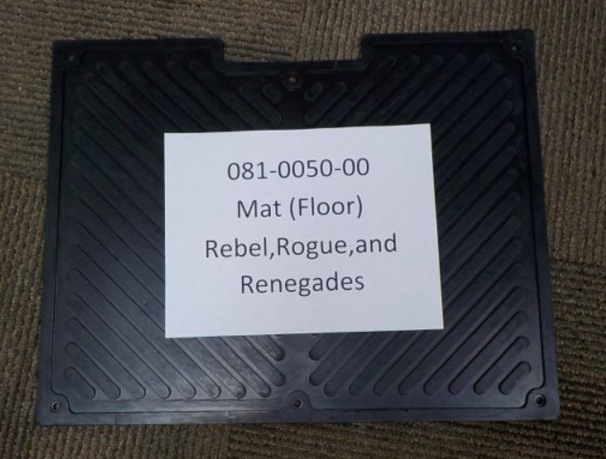 081-0050-00 - Floor Mat 2019-2021 Rebel, Renegade & Rogue