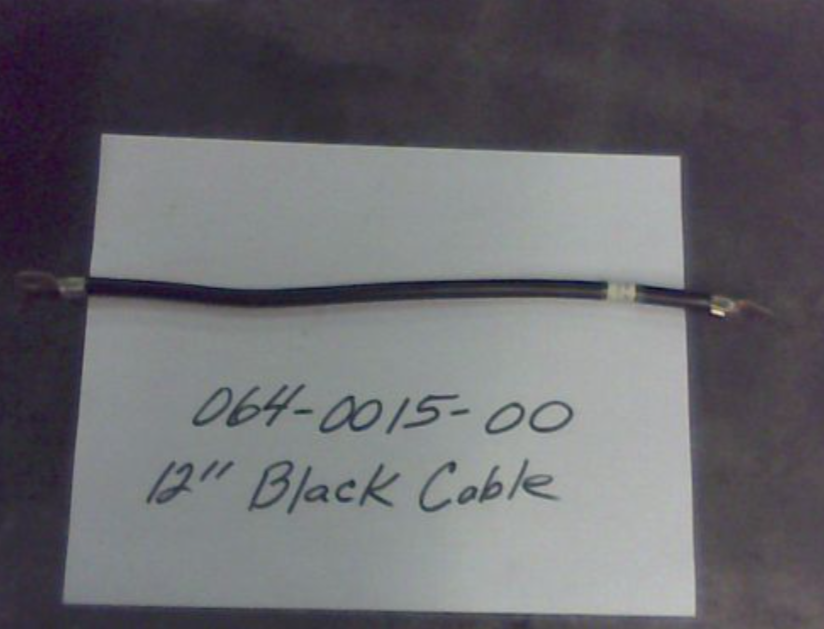 064-0015-00 - 12 inch Black Cable