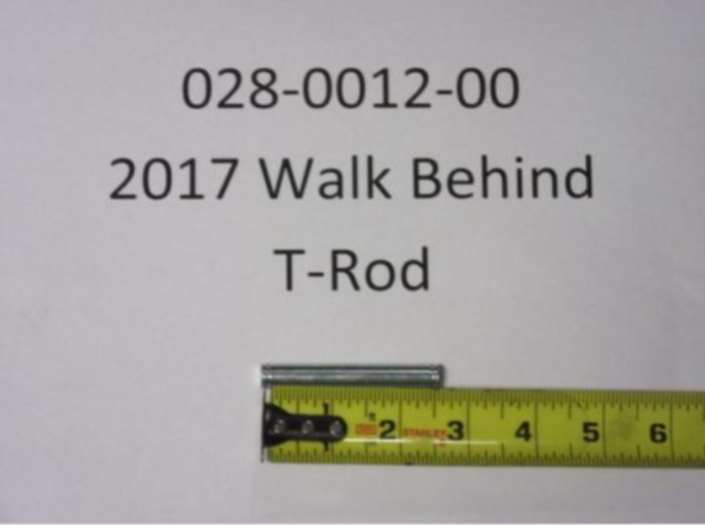 028-0012-00 - 2017-2018 Walk Behind T-Rod