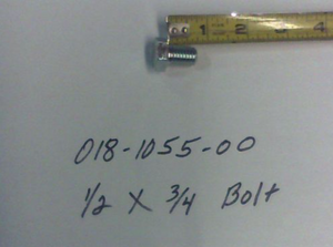 018-1055-00 - 1/2 x 3/4 Bolt