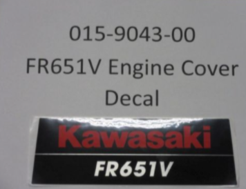 015-9043-00 - FR651V Engine Cover Decal