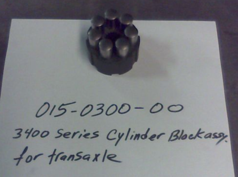 015-0300-00 - 3400 Series Cylinder Block Ass for Transaxle