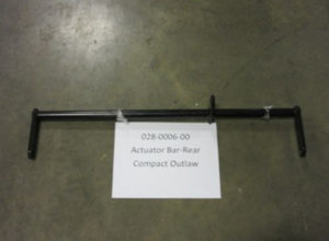 028-0006-00 - Actuator Bar Rear-Compact Outlaw