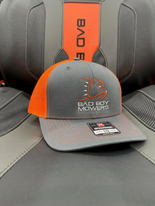 Bad Boy Orange and Gray Richardson 112 Snapback Hat