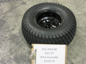 022-2018-00 - ZT Black Assy 22x10-10 48" Deck