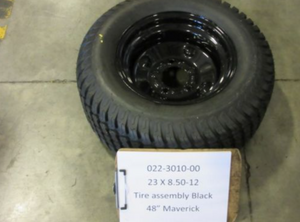 022-3010-00 - 23x8.50-12 Tire Assembly-Black
