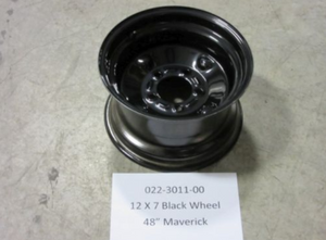 022-3011-00 - 12x7" Black Wheel-48" EZT Only