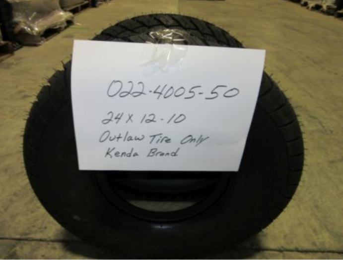 022-4005-50 - 24x12-10 Kenda Outlaw Tire Tire Only