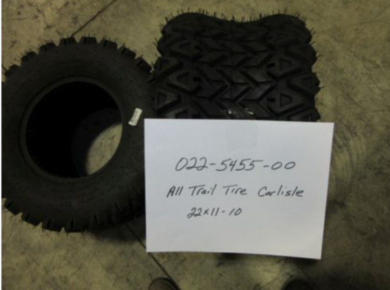 022-5455-00 - 22x11-10 All Trail Tire Carlisle