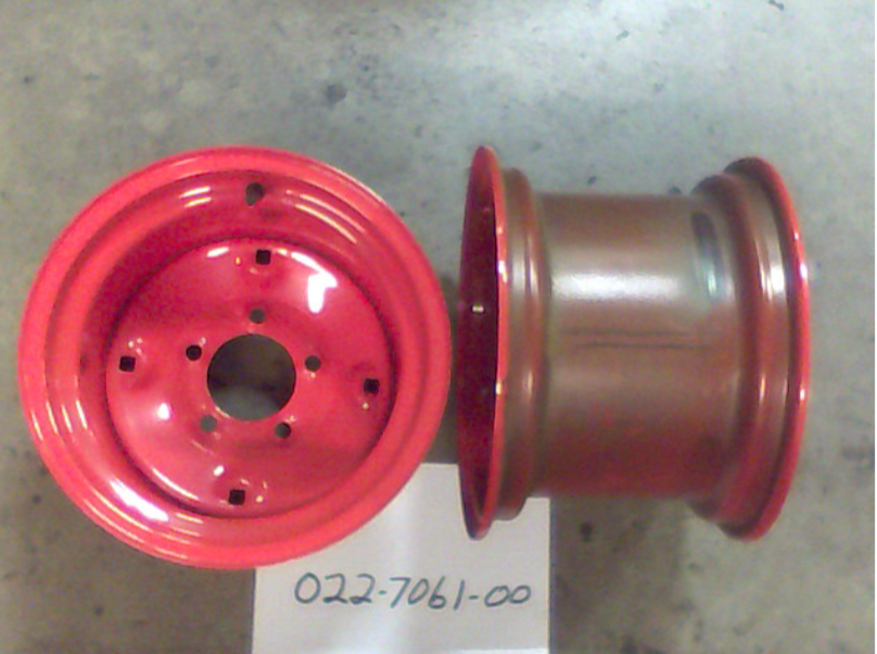 022-7061-00 - 12x8.5 Orange Wheel - Solid