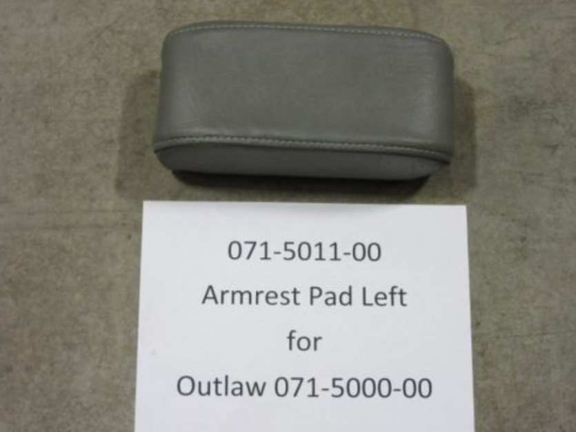 071-5011-00 - Armrest Pad Left for Outlaw