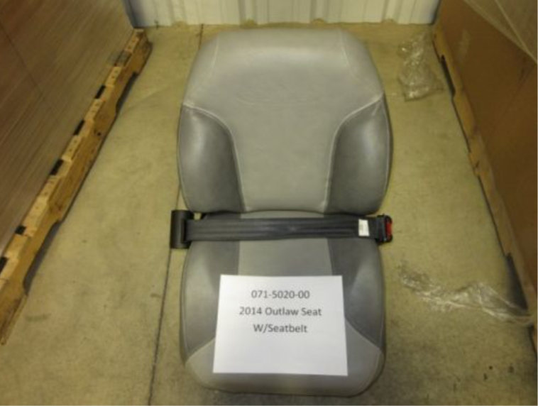 071-5020-00 - 2013-2014 Outlaw Seat w/Seatbelt Use with ROPS