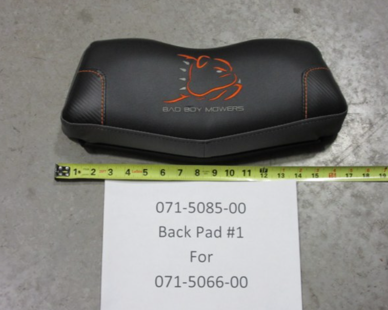 071-5085-00 - Back Pad # 1 for 071-5066-00