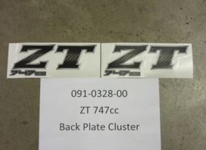 091-0328-00 - ZT 747cc Back Plate Cluster