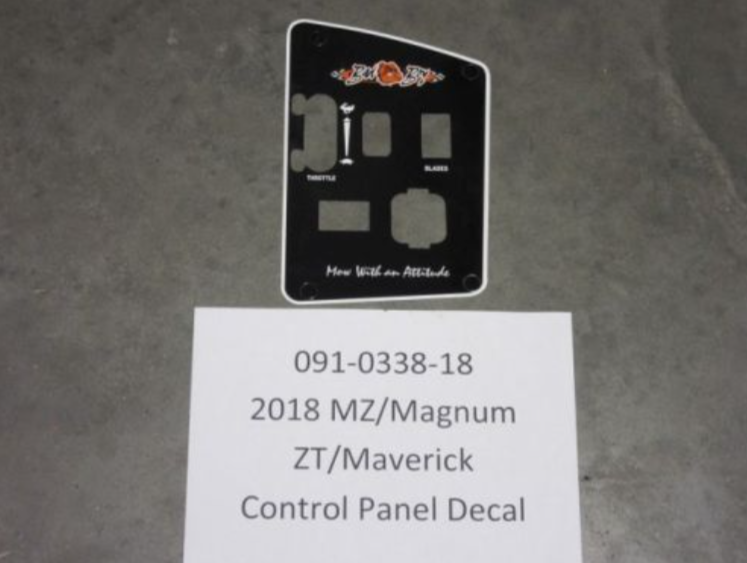 091-0338-18 - 2018-2021 MZ/Magnum/ZT/Maverick Control Panel
